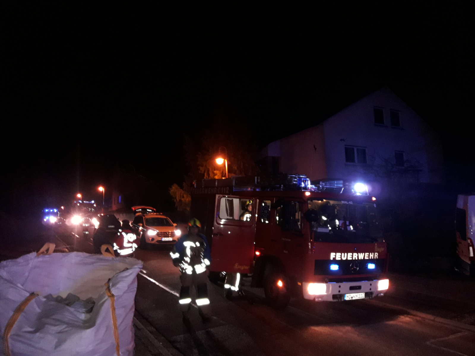 Einsatzfoto Schonsteinbrand